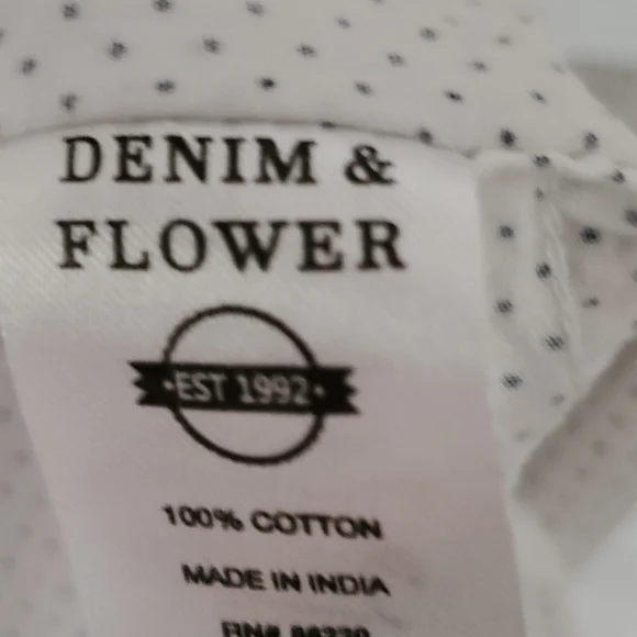 Denim & Flower Pineapple short sleeve shirt - Picture 7 of 8